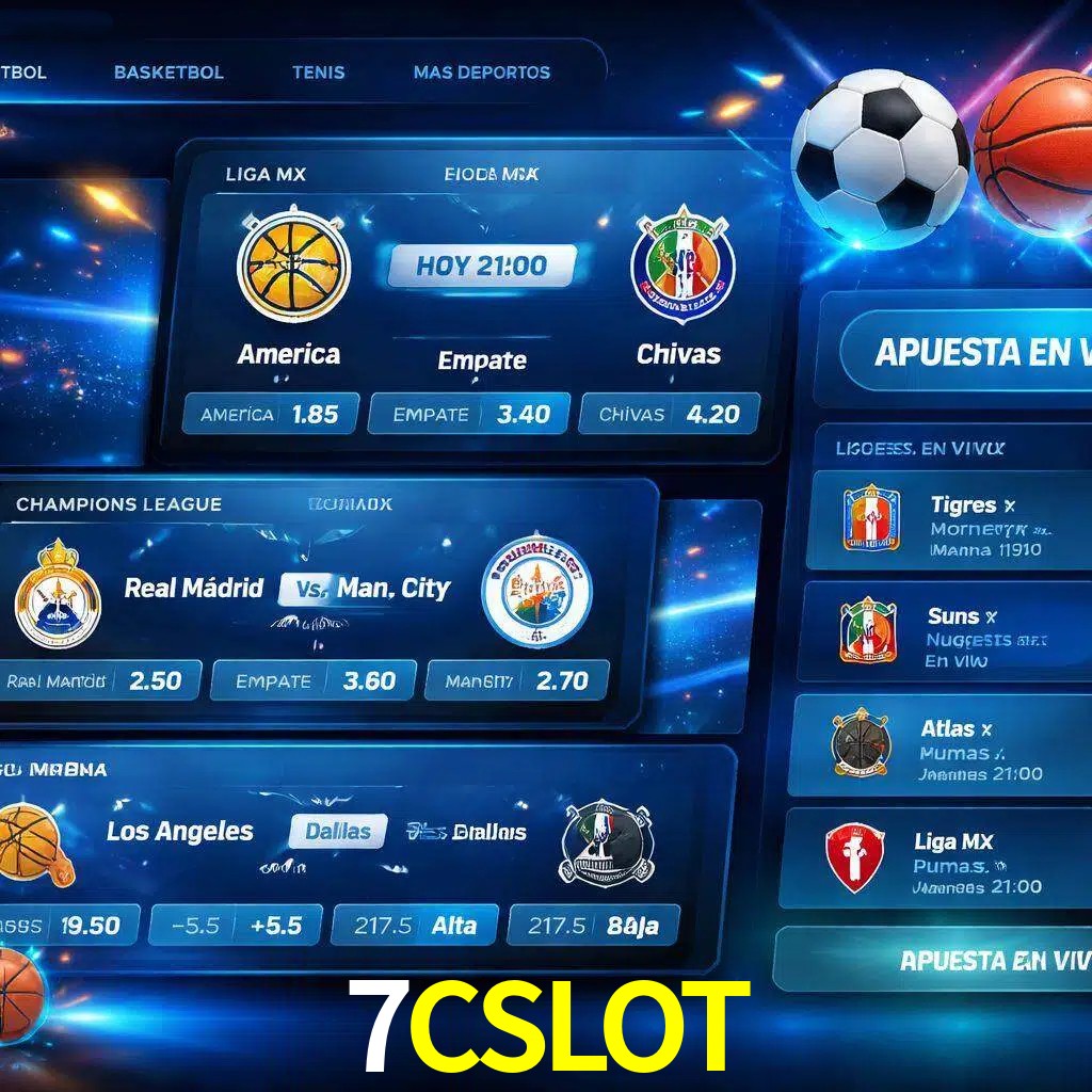Mercados de apuestas deportivas 7CSLOT para jugadores en México